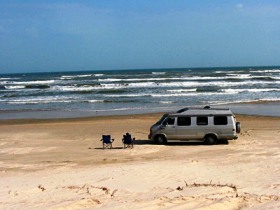 Traveling by van Traveling by car allowes you to choose your own perfect spots to stay.