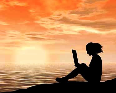 Maybe you could make a travel friendly version of your work and bring your computer along on the trip.