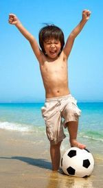 celebrating child