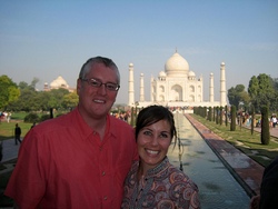 Derek and Shanna on their one year long honeymoon Derek and Shanna on their one year long honeymoon