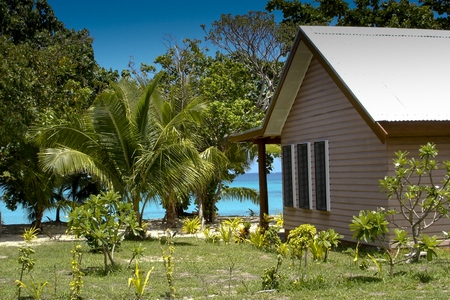 Bure “Our” bure (cottage) on Nacula Island, Fiji. Certainly wouldn’t mind spending some time there now.